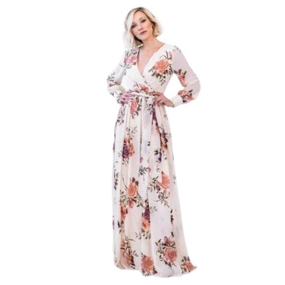 Baltic Born Dresses & Skirts - SOLD Baltic Born Lydia Long Sleeve Maxi Floral Dress